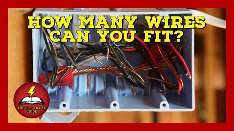 how many electrical wires in a box|electrical box fill chart canada.